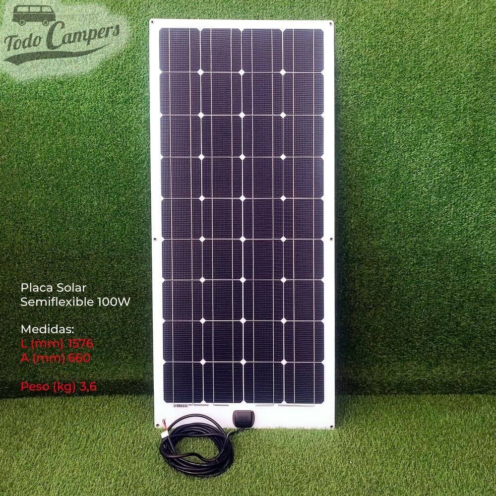 medidas de la plaza semi-flexible 100W