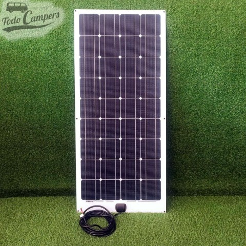 Placa solar semi-flexible monocristalina - 100W