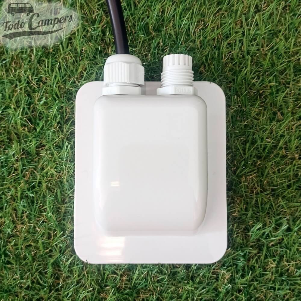 Passa-fios 2 vias para painéis solares - Cor Branca