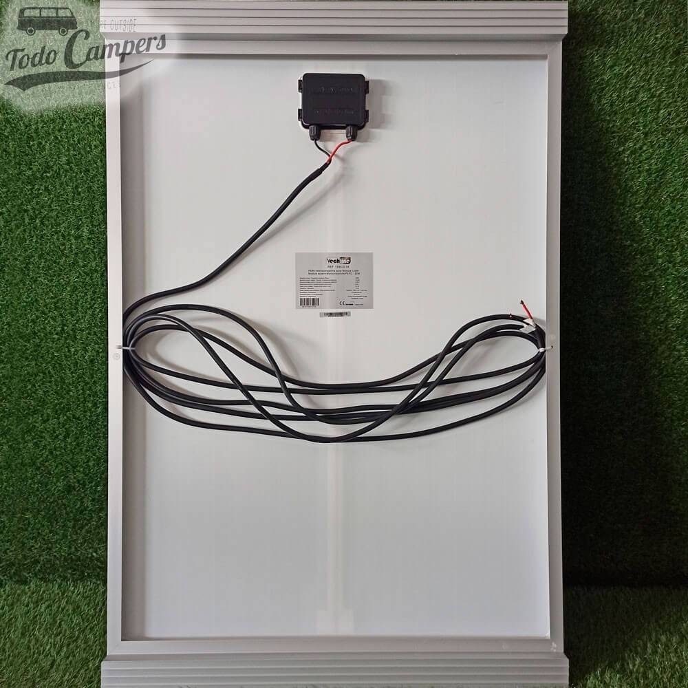 parte traseira do painel solar rígido monocristalino - 120W