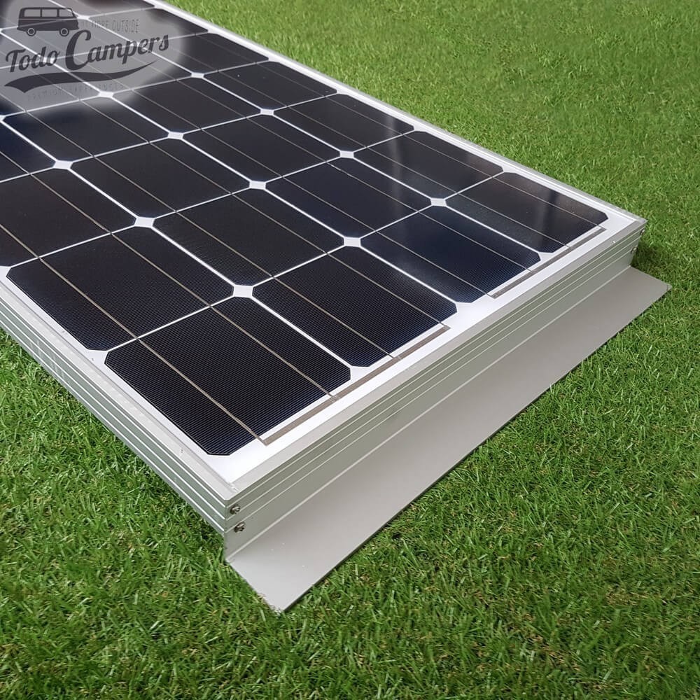 Placa solar rígida Vechline de 160W con pie de apoyo