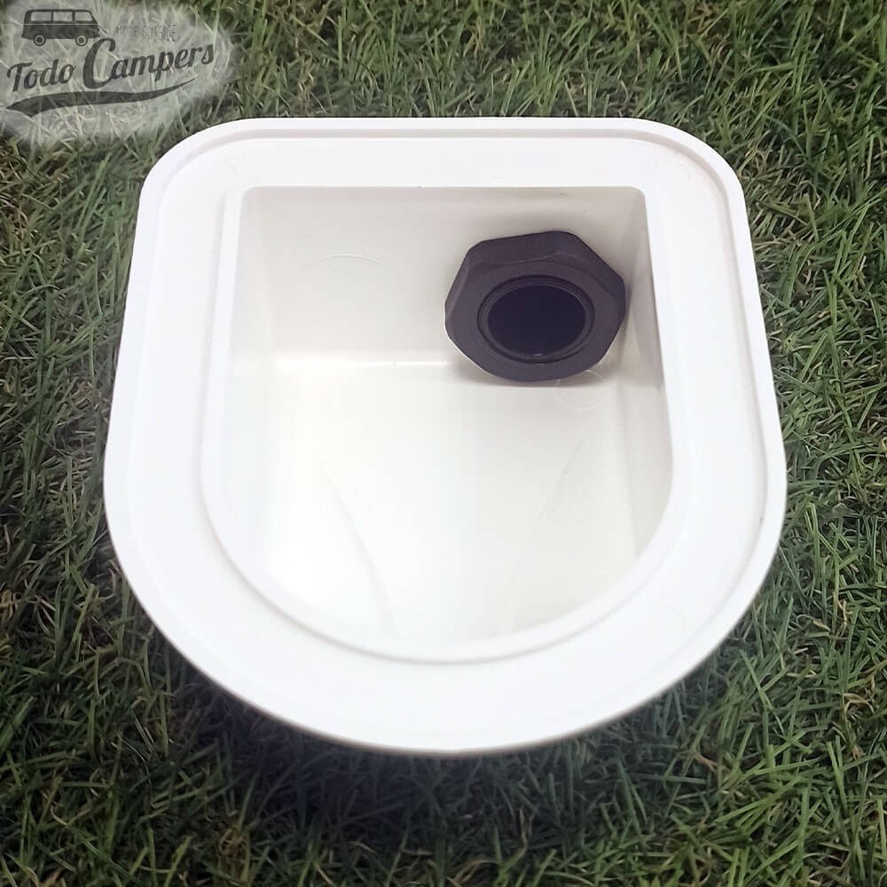 interior do passa-fios 1 via Vechline para painéis solares de cor Branca