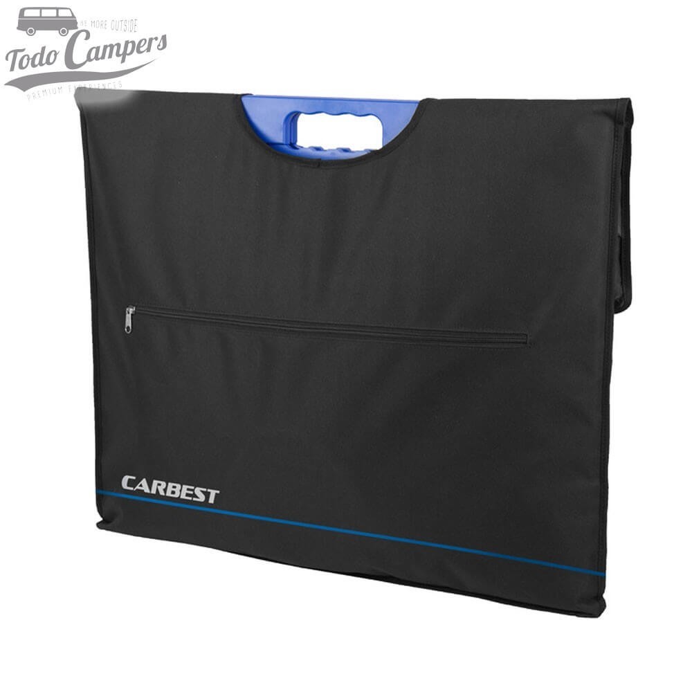 Bolsa protectora adicional con bolsillo adjunto para guardar los cables de conexión.