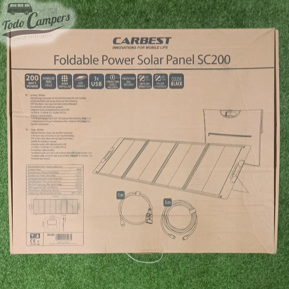Caja exterior de la placa solar SC-200