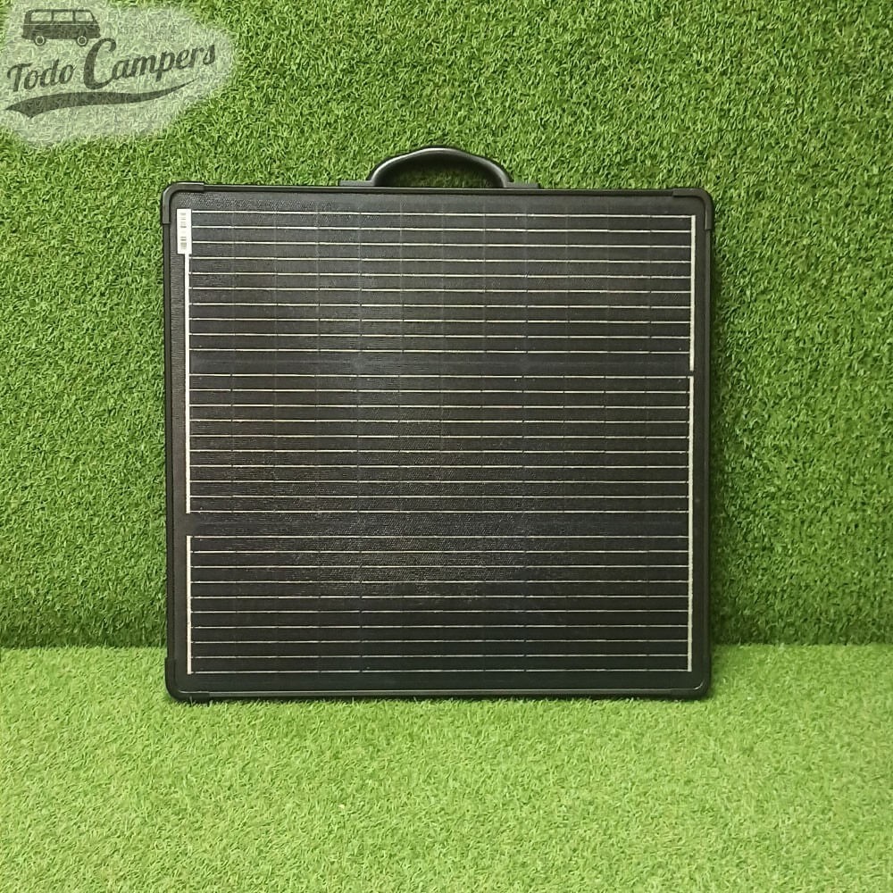 Painel solar portátil dobrável Carbest HC130 fechado