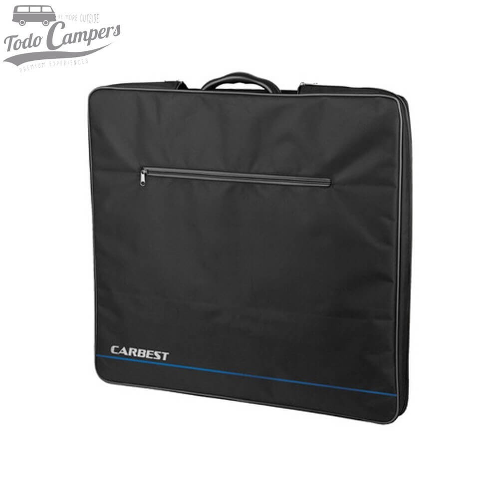 painel HC130 fechado em forma de mala com bolsa de transporte