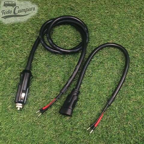Kit de Cables adaptadores de placa solar con salida mechero encendedor
