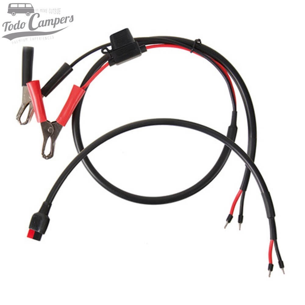 Cables adaptadores de placa solar con salida pinzas de batería