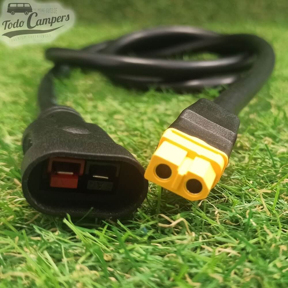 Cabo de ligação de painel solar portátil com estações de energia com conexão XT60.