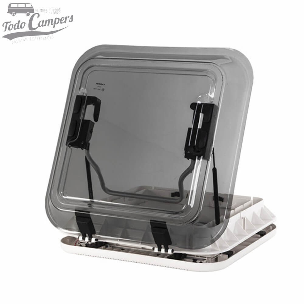 Vidro acrílico duplo e resistente aos raios UV.