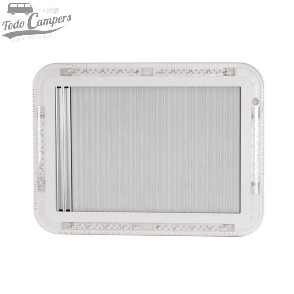 sistema de oscurecimiento integrado en el marco interior