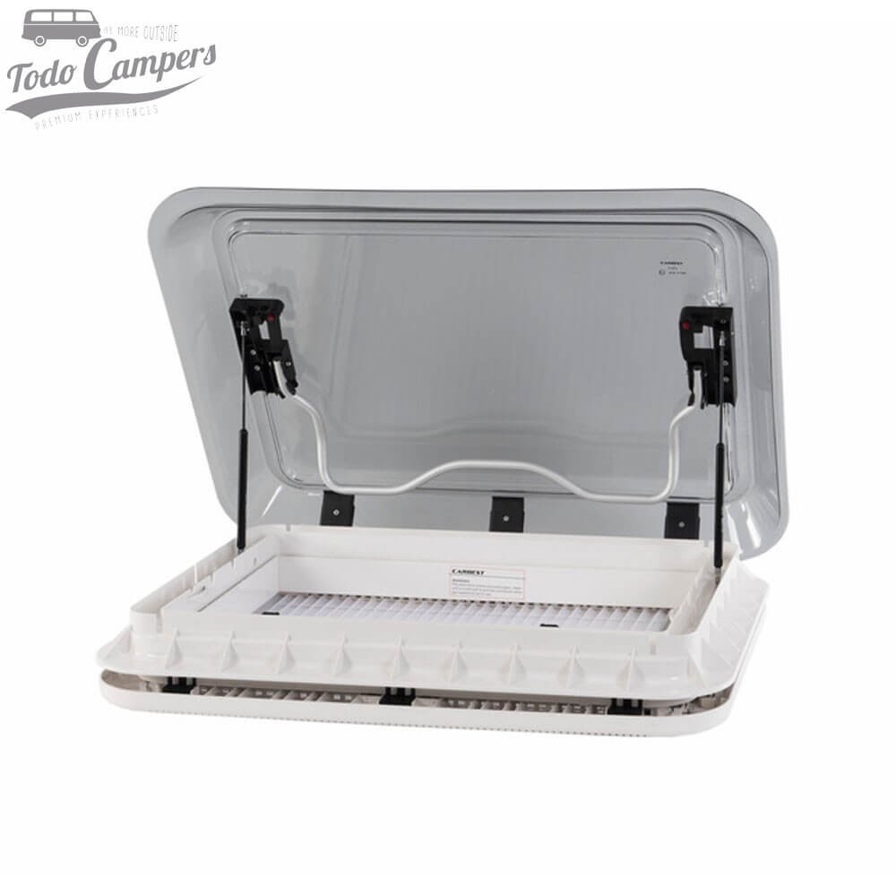 Claraboia Skylight de Carbest com LED e cúpula transparente de 70x50 cm