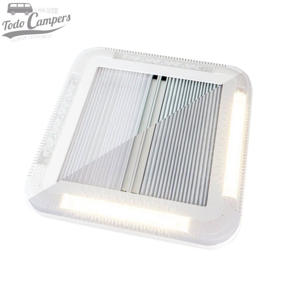 LEDs acesos e apagados da claraboia Carbest 31877