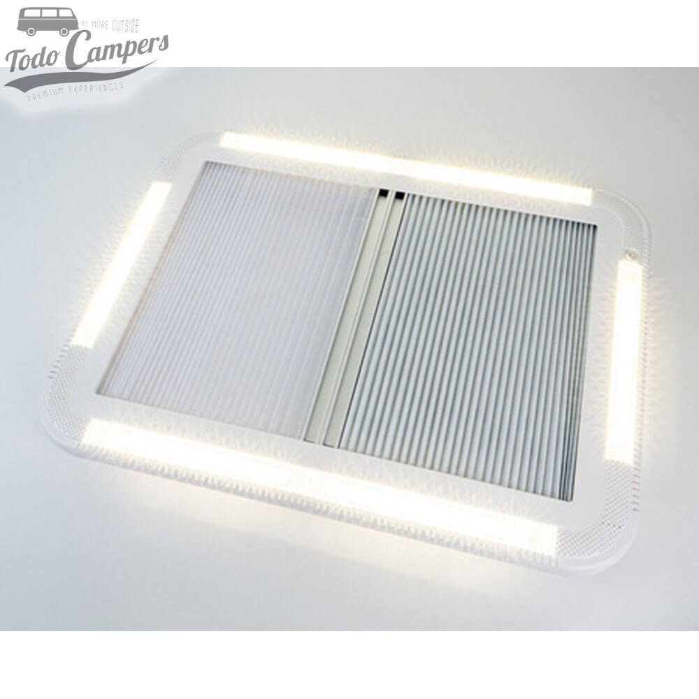 Claraboia Carbest com LED de 12V