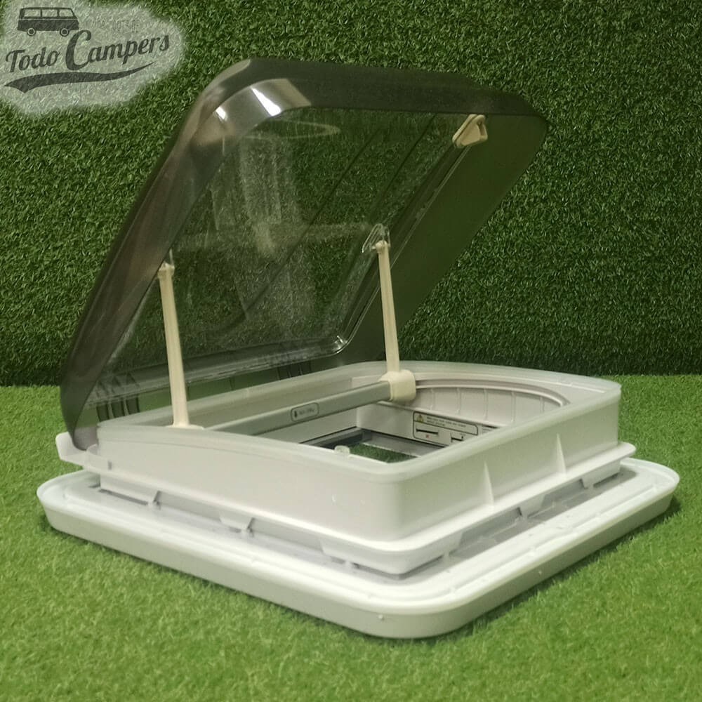 Claraboia Carbest com mosquitera e estore de 40x40 cm - Sem LED