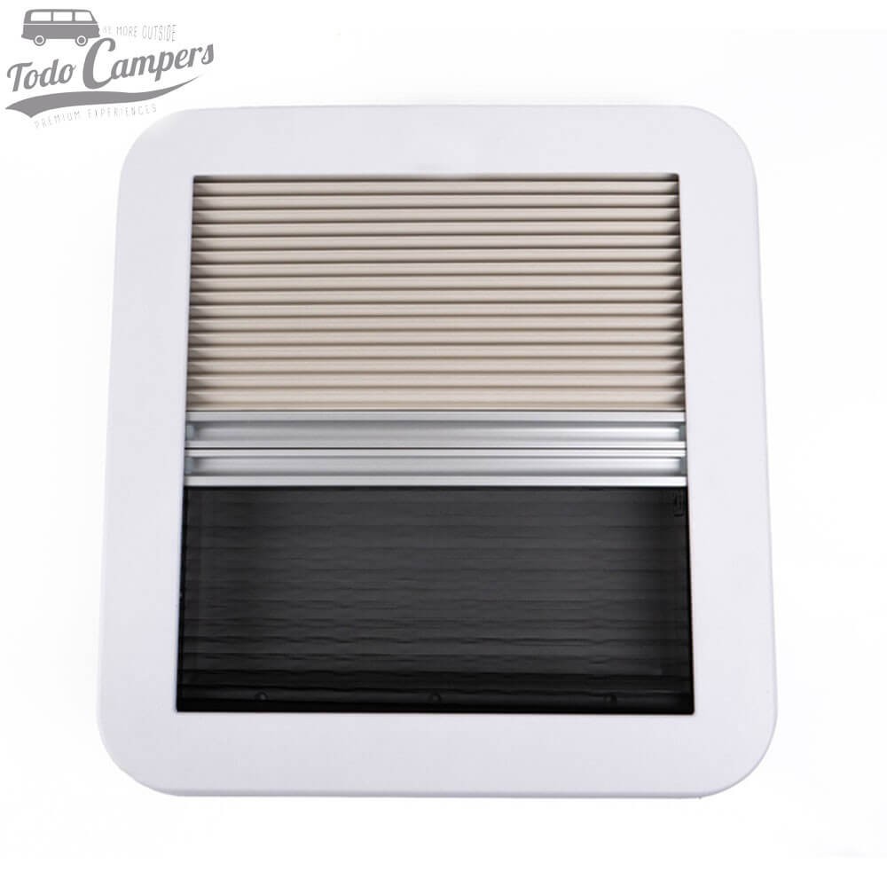 quadro interior com mosquiteira da claraboia Carbest 40x40