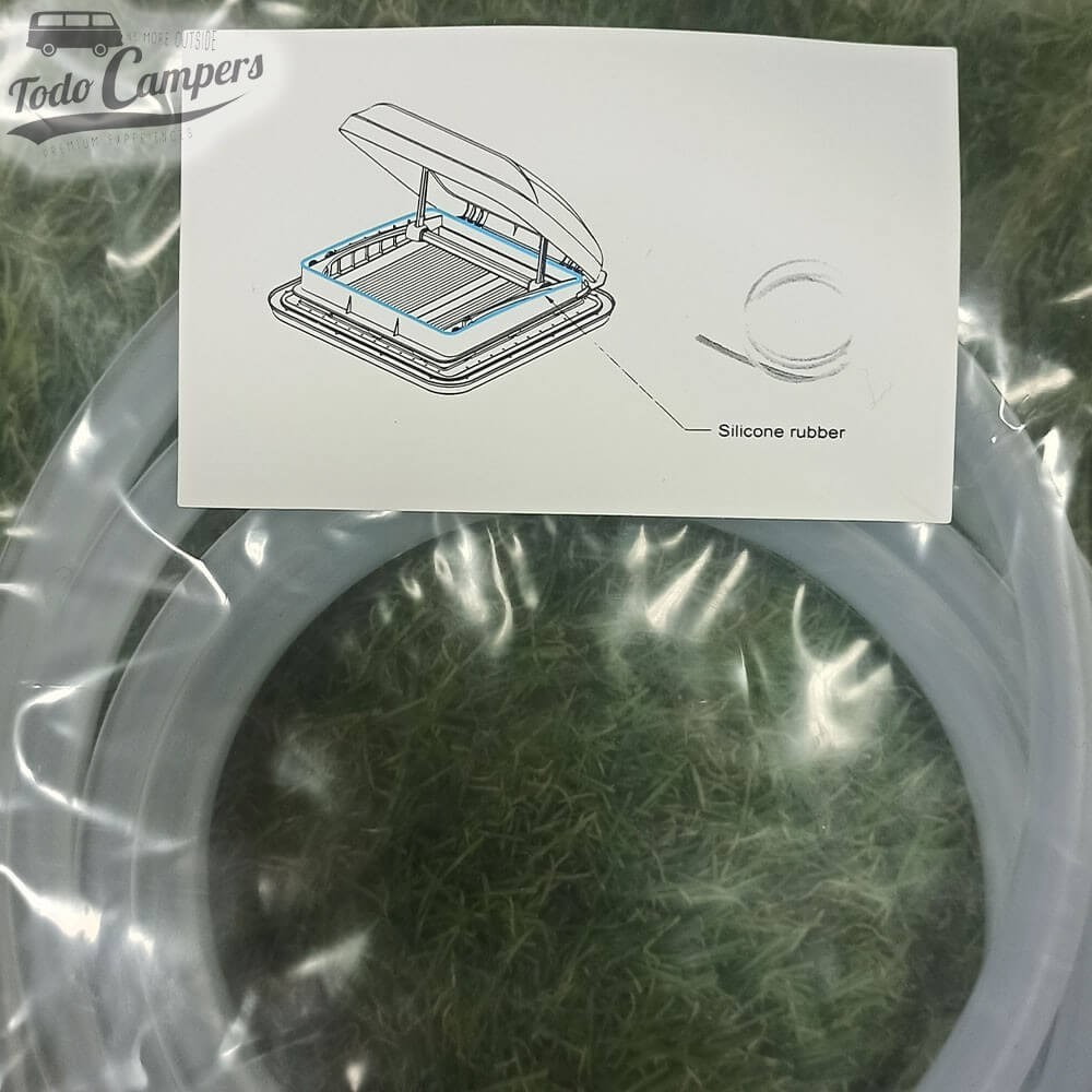 junta de Silicone branco para a borda da Claraboia Carbest