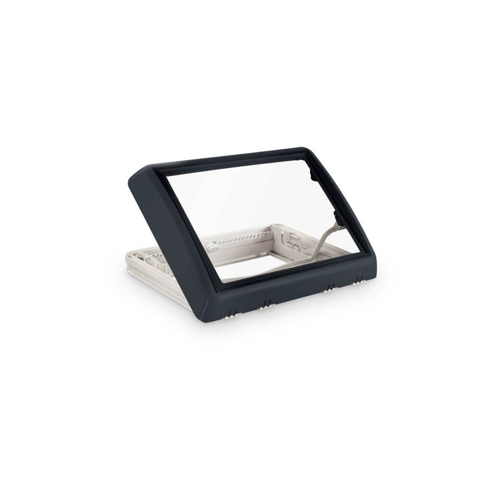 Claraboya Dometic Midi Heki Style con cúpula Gris