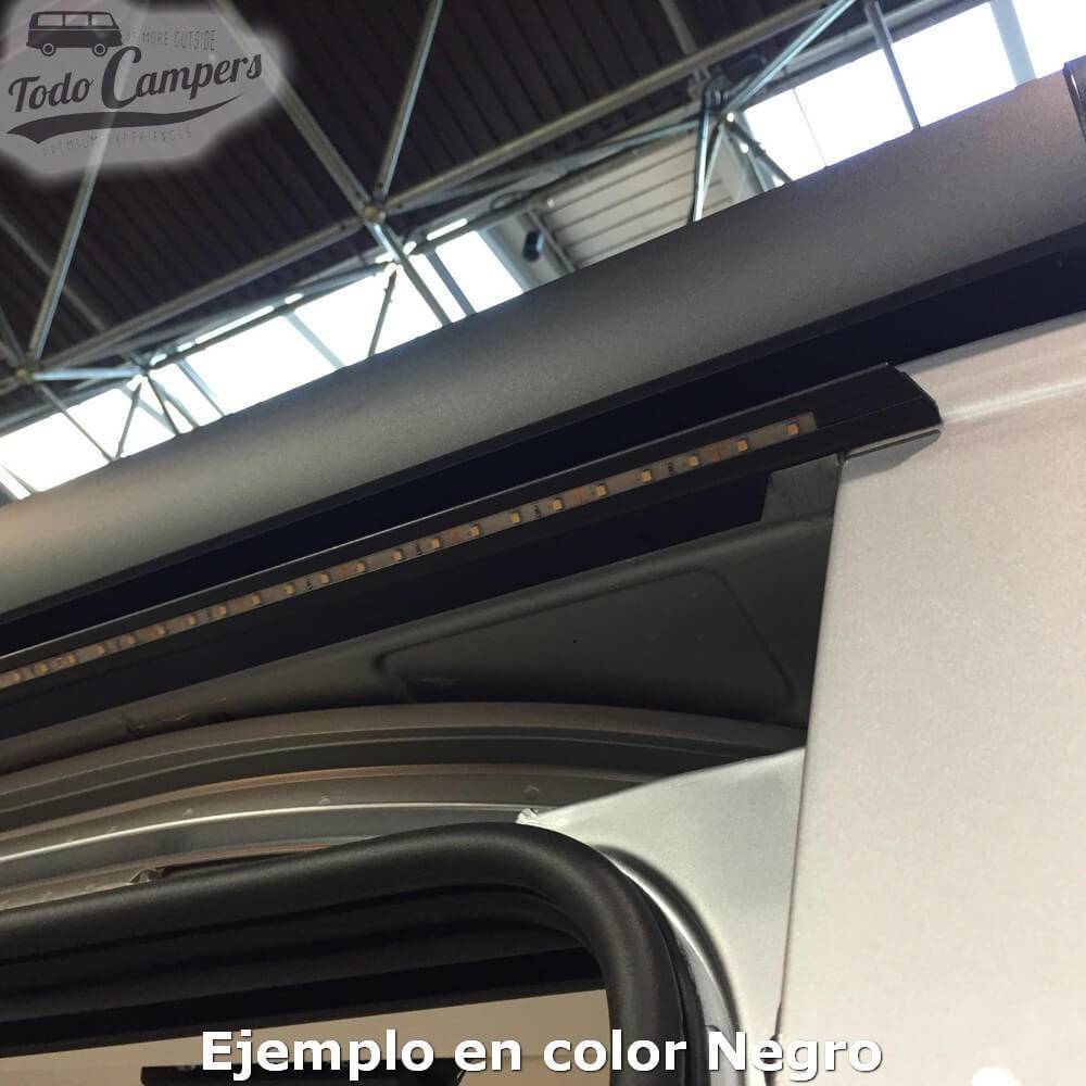 Persepctiva vista desde arriba de Viertaguas iluminadas