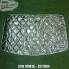 Lado exterior plata del aislante térmico para Hyundai H1 1997-2007 - luna frontal