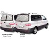 Cortinas isotérmicas para Hyundai H1 1997-2007 - Abertura traseira