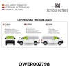 Cortinas isotérmicas para Hyundai H1 2008-2022 - Cabine