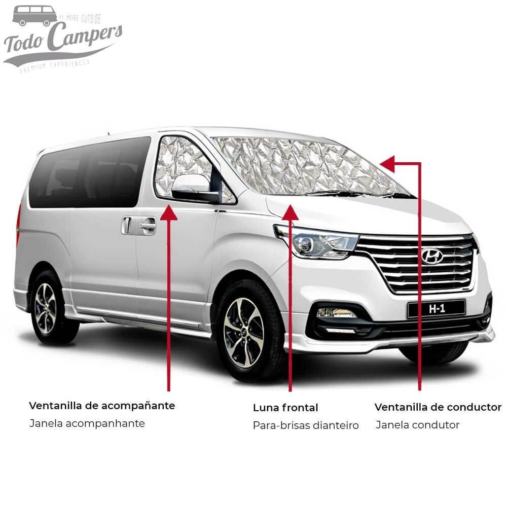 cómo identificar los Aislantes térmicos de cabina para Hyundai H1 2008-2022