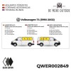 Aislantes térmicos BLACK EDITION para Volkswagen T4 - Habitáculo (ventanas laterales)
