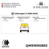 Cortinas Isotérmicas BLACK EDITION para Volkswagen T4 - Abertura Traseira