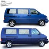 Aislantes térmicos BLACK EDITION para las ventanas laterales de segunda y tercera fila de Volkswagen T4