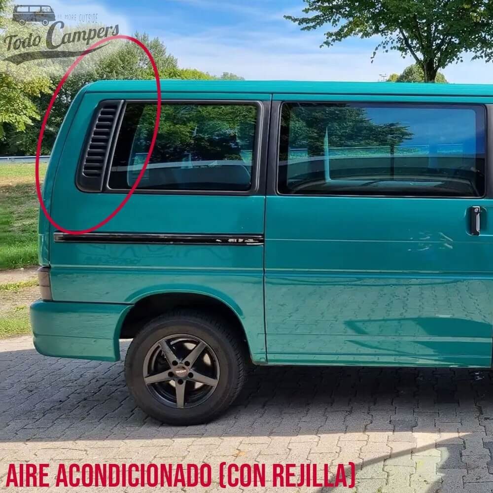 rejilla exterior para toma de aire