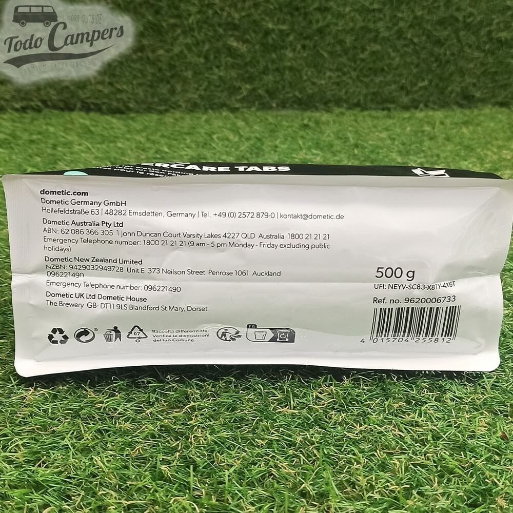 características técnicas doDometic PowerCare 20 Tabs