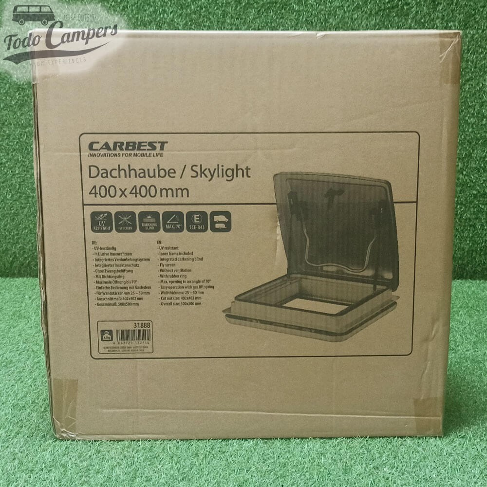 caja exterior de la Claraboya Aerodynamic Carbest