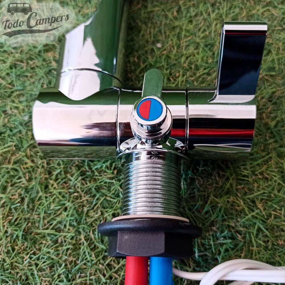 monomandos de caudal y temperatura del agua del grifo Arona