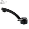 Grifo mezclador monomando giratorio Comet Florenz Kompact - 140 mm - Negro satinado