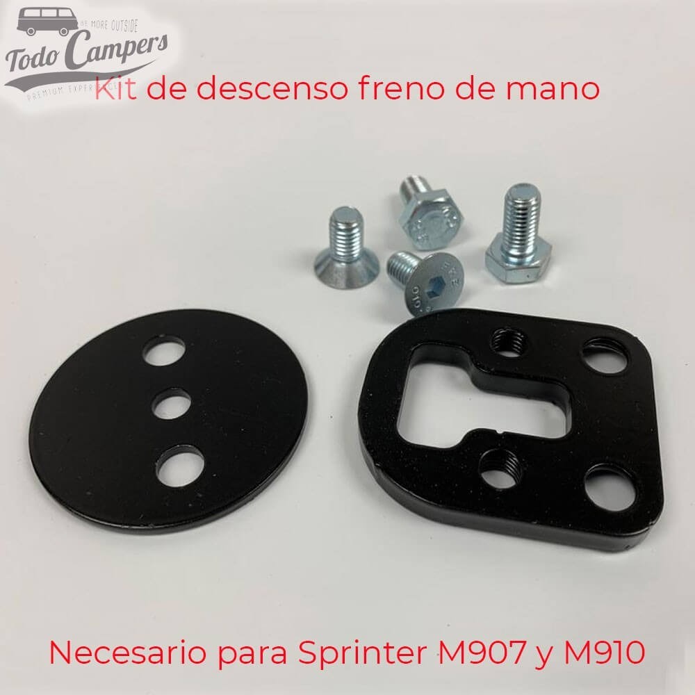 Kit de descida do travão de mão não incluído