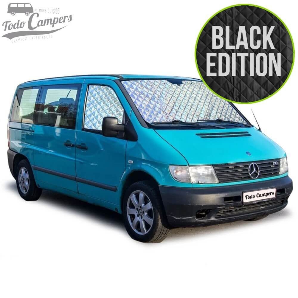 Aislantes térmicos BLACK EDITION para Mercedes Vito 1996-2003 - Cabina