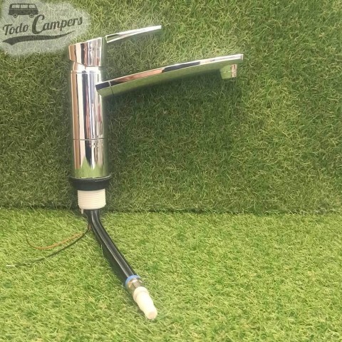 Grifo de agua fría giratorio Comet Como color Cromo