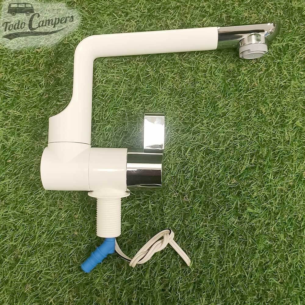 Torneira de água fria giratoria e rebatível 360º Comet Arona 160mm - Branco