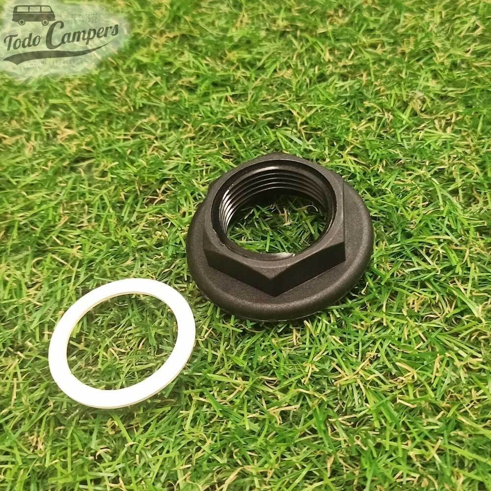 tuerca de sujeción del grifo Arona negro