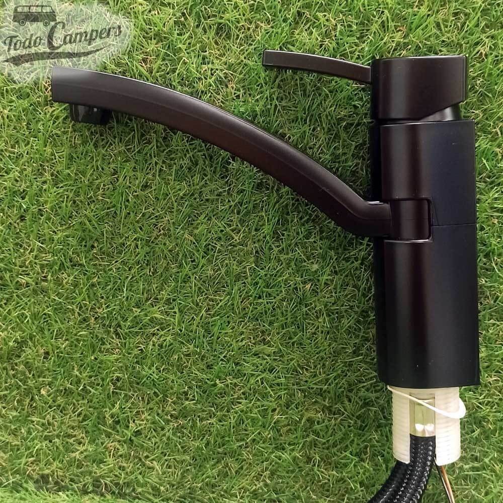 Grifo mezclador monomando giratorio Comet Capri Standard - Negro satinado