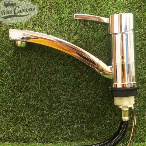 Grifo mezclador monomando giratorio Comet Capri Kompact - Cromo