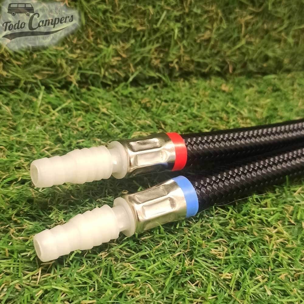 mangas de água fria e quente com revestimento de nylon