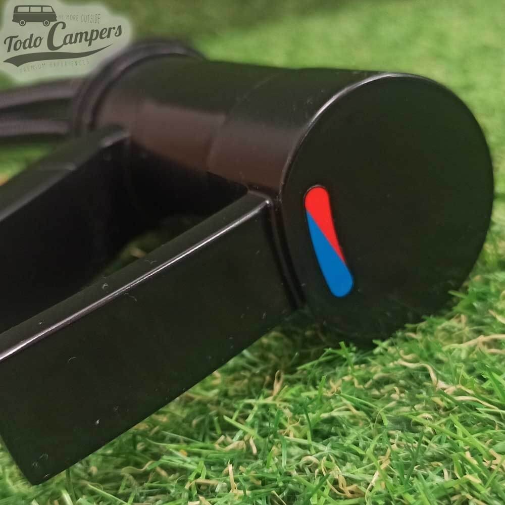 palanca del monomando del grifo Comet Capri Kompact - Negro satinado