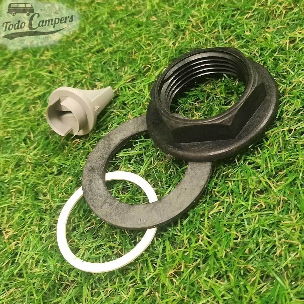 tuerca y gomas estancas del grifo Comet Capri Kompact