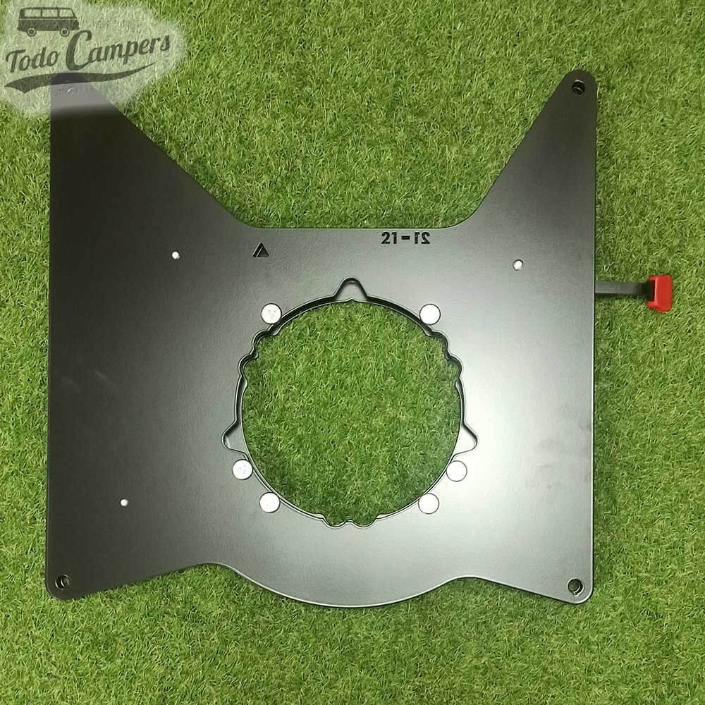 reverso de la Base giratoria acompañante para Mercedes Vito Tourer y Clase V desde 2014 y Sprinter desde 2019 - Scopema V3