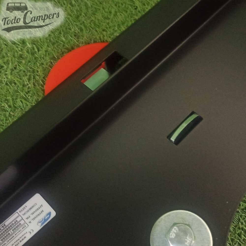 parte inferior e senha de homologação da Base giratória condutor ou acompanhante para Master