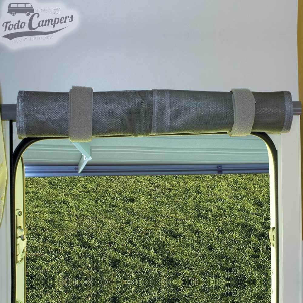 doble guía con velcros para recoger la mosquitera Fiamma Moskito Net Pro