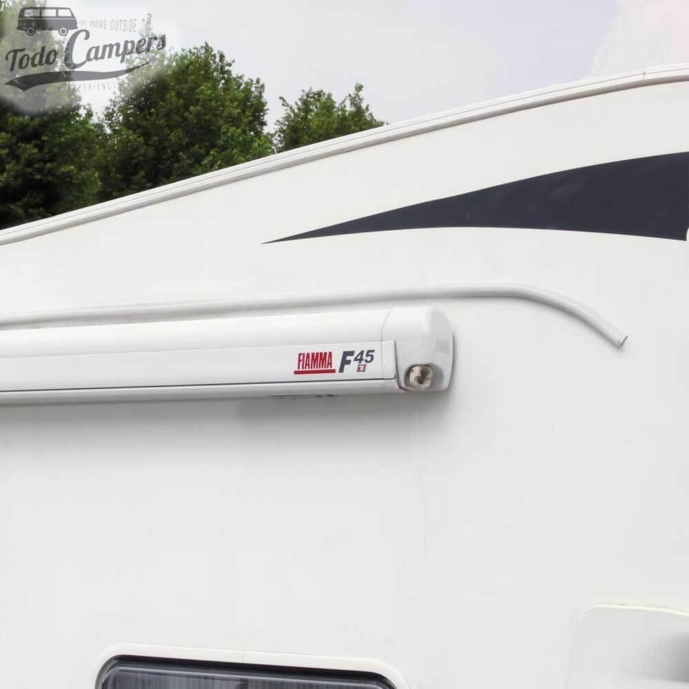 vierteaguas blanco para colocar sobre toldo de camper o caravana