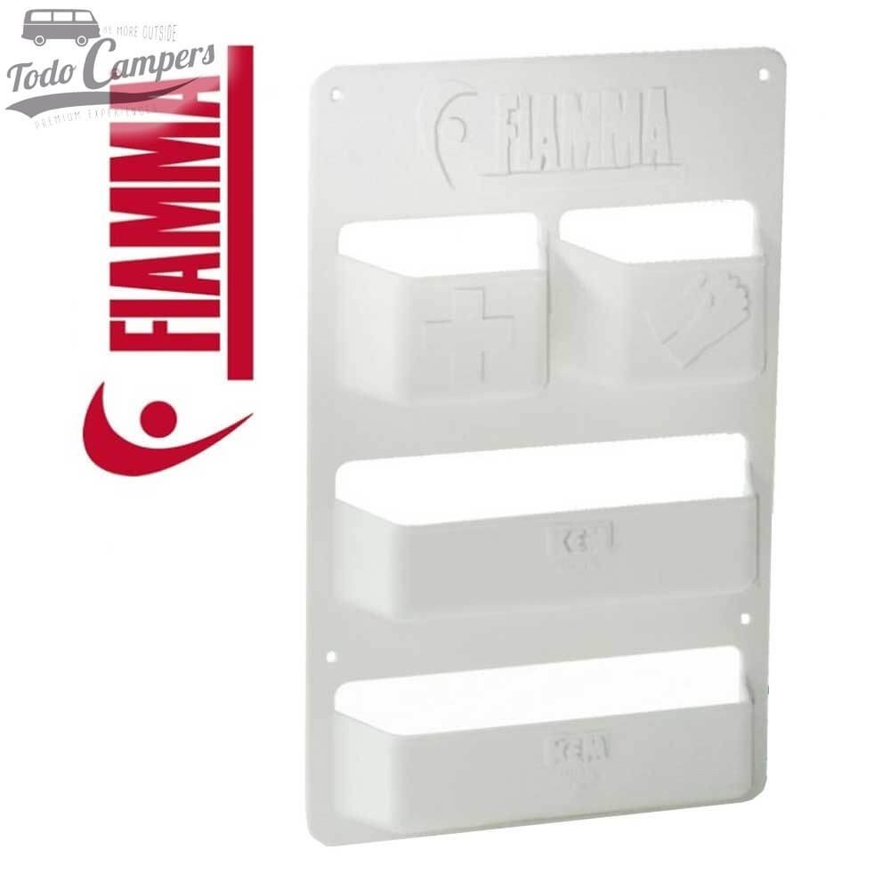 Módulo porta-objetos de 4 compartimentos perfeito para colocar no interior da sua porta de serviço.